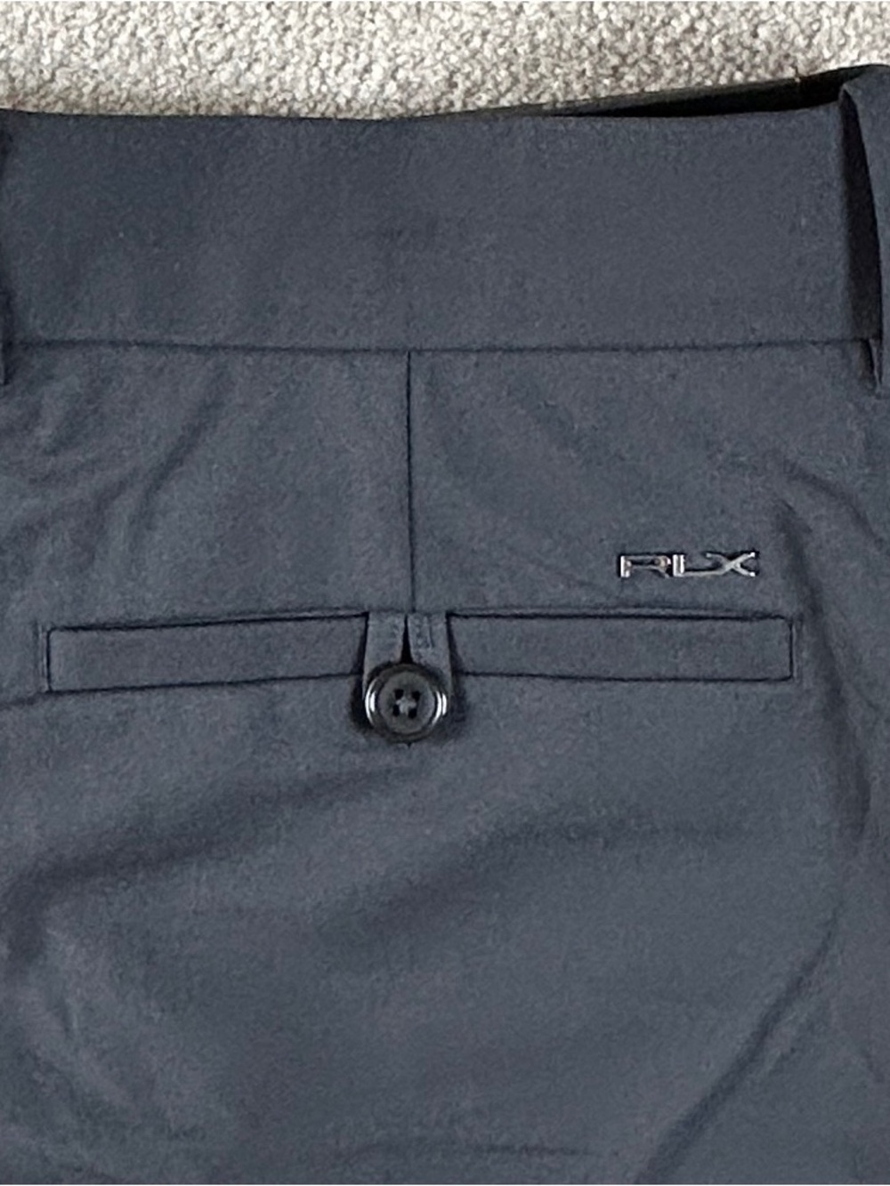 NWT!  RLX Ralph Lauren Tailored Fit Golf Shorts Black Size 32 10” Inseam - Picture 5 of 11